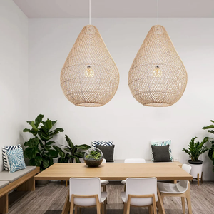 Natural Rattan Pendant <b>Light</b> for Home <b>Decoration</b> Hotels Cafes Restaurants and Hospitality Interiors - Product Image 6