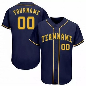 Maillot de baseball personnalisé style professionnel, boutonné sur le devant, en tissu respirant, uniforme d'équipe pour les tournois de ligue et les matchs de club - Product Image 5