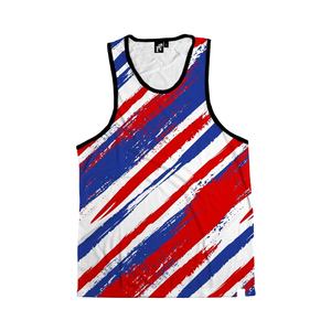Logo personnalisé 100% coton hommes entraînement polyester été respirant impression débardeurs Fitness Stringer hommes côtelé débardeur - Product Image 6