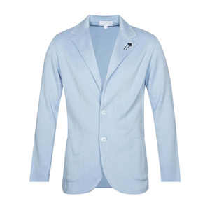 Blazer de luxe léger haut de gamme pour homme, veste décontractée en lin blanc, respirante, pour le printemps et l'automne, style gentleman - Product Image 1