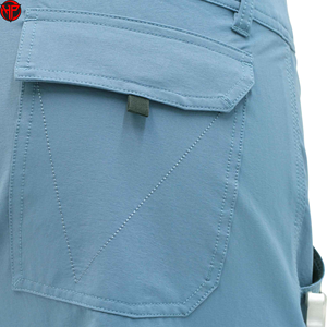 <b>Light</b> blue cargo shorts Quick dry breathable hiking shorts Unisex casual utility wear Wholesale Outdoor Shorts - Product Image 5