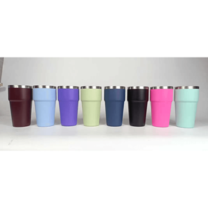 Gobelet isotherme personnalisé en acier inoxydable à double paroi, 16-20 oz, avec couvercle, impression UV, tasse de voyage pour café, faible MOQ - Product Image 2