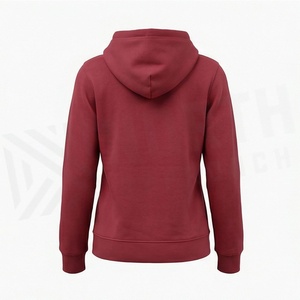 Sudadera con Capucha para Mujer, Otoño Invierno, Forro Polar Grueso de Algodón, Estilo Coreano, Tejido de Punto, Estampado, Color Personalizado - Product Image 2