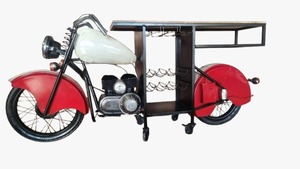 Table de bar industrielle moderne en métal, design peu encombrant, pour la maison, le salon, la cuisine, le studio, le garage, la terrasse - Product Image 2