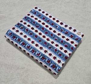 Tela de algodón ligera con estampado a mano de Jaipur, tela estampada a mano, proveedor mayorista de impresiones personalizadas, proveedor de pedidos al por mayor. - Product Image 6