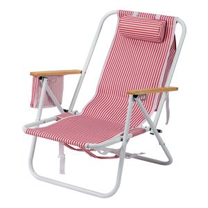 Sedia Portatile in Legno da 24 Pollici per Spiaggia, Picnic, Meditazione o Pesca, Sedia Salvaspazio per Parco e Camera da Letto - Product Image 4
