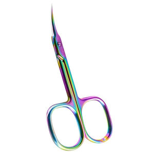 Tijeras para Cutículas de Uñas Duraderas a Precio de Mayoreo, Tijeras de Manicura de Acero Inoxidable con Punta Afilada de Precisión en Varios Colores - Product Image 1