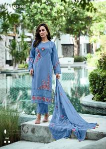 Collection de Kurti-Pant et Dupatta en coton brodé à la main, qualité export indienne, dernière collection, prix de gros. - Product Image 6