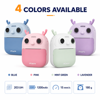 P20 Max KI-Sprach-Bildgenerator für Kinder Mini Thermodrucker 203dpi für 2,4 Zoll Bildschirm App Tintenloser Aufkleber-Drucker auf Lager