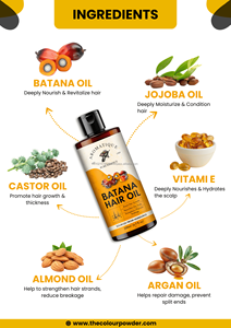 Huile de croissance capillaire Batana avec formule de soin profond |   Huile anti-chute de cheveux, réparatrice des pointes fourchues et traitante du cuir chevelu |   100% Naturel - Product Image 6