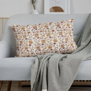ปลอกหมอนอิงลายใบไม้พิมพ์มือ สไตล์ทันสมัย สำหรับโซฟา เก้าอี้ในห้องนั่งเล่น - Product Image 5