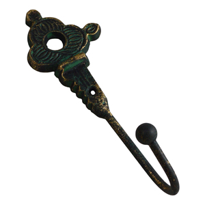 Crochets muraux vintage en fonte écologique à motif cœur pour suspendre vêtements et chapeaux - Product Image 3
