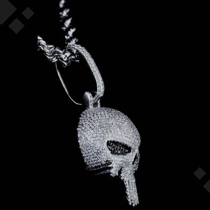 Collar con Colgante de Plata de Ley 925 para Hombre, Chapado en Rodio, con Moissanita VVS D, Estilo Hip Hop, Personalizado, para Fiesta, Joyería OEM ODM - Product Image 2