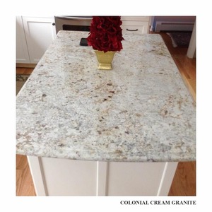 Dalles de granit crème colonial populaire, surface en pierre naturelle de qualité supérieure pour comptoirs de cuisine, usage commercial et résidentiel - Product Image 5
