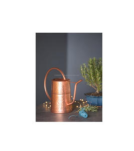 Functional and artistic copper water can designed with care for aesthetic display and water purification <b>storage</b> - Product Image 4
