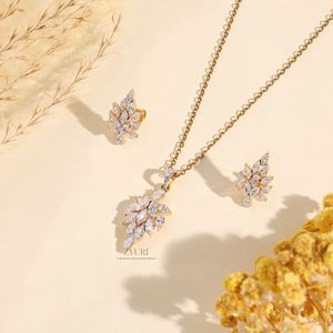 Ensemble de bijoux en diamant marquise certifié IGI, clarté VVS-VS, bijoux en diamant de qualité supérieure, fabriqués avec perfection par un fournisseur indien - Product Image 2