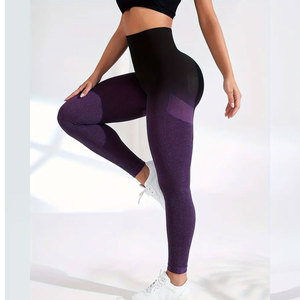 Custom Quick Dry Breathable Running <b>Women</b> Yoga Fitness <b>Leggings</b> High Waist Fashion Seamless Yoga <b>Leggings</b> - Product Image 2