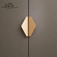 Poignée réglable en laiton doré, style artistique traditionnel, pour armoire, tiroir, cuisine – Écologique et durable