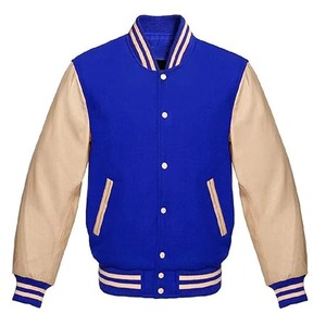 Wholesale Customized Unisex Varsity Winter Baseball <b>Jersey</b> <b>Jacket</b> with Front Logo 100% Wool Eco-Friendly Vintage Design - Product Image 1