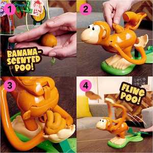 Manufacturer Multi Color Available Exported Vietnam 5 To 7 Years <b>MONKEY</b> Animal Shape Made For Kids <b>Monkey</b> Poo Plastic <b>Toy</b> - Product Image 3