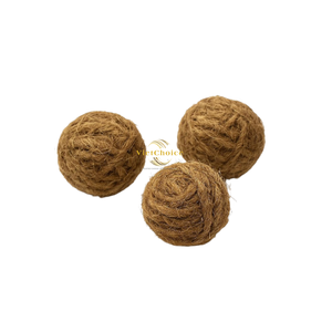 cheap price Natural Coir <b>Ball</b> Eco-Friendly Coconut Fiber Durable Chew Toy for <b>Dogs</b> & Cats Vietchoice wholesale - Product Image 2