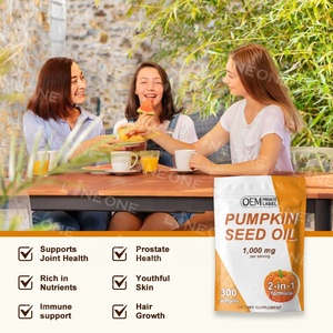 פרטי תווית שמן זרעי דלעת עם כמוסות דקלון מסור עבור תומך שיער, שתן, שלפוחית השתן & בריאות הערמונית - Product Image 5