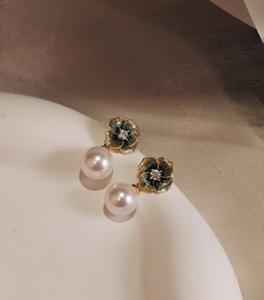 आर्गेंट स्टर्लिंग 925 प्लाको या बाइen बुकल डी 'ओरिली' ई-मेल ब्ल्यूम, पेले एट ज़िरकॉन बिजोक्स - Product Image 3