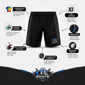 Shorts de football à prix abordable, 100 % polyester, tissu anti-humidité, shorts de football personnalisés, vêtements d'équipe, sublimation, OEM - Product Image 2