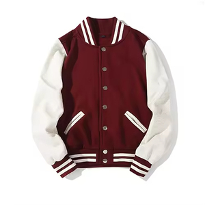 Wholesale Winter Jacket Custom Varsity Jackets for Men Wool Chenille Embroidery Baseball Letterman Varsity Jacket <b>Coats</b> - Product Image 4