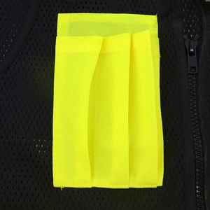 Gilet de sécurité pour ingénieurs, construction avec logo, bandes haute visibilité, gilet de signalisation réfléchissant pour hommes au Pakistan - Product Image 5