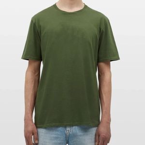 เสื้อยืดผู้ชายคุณภาพพรีเมียมผ้าฝ้ายใหม่ รับทำโลโก้ น้ำหนักเบา ระบายอากาศดี สวมใส่สบาย รับผลิตแบบ OEM ขายส่ง - Product Image 6