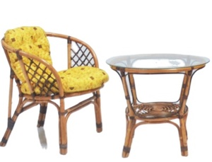 Juego de Muebles de Ratán para Terraza y Patio, Diseño Elegante Hecho a Mano, Estilo Bahama, para Sala de Estar y Hotel, Diseño Asiático Moderno de Indonesia - Product Image 2