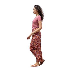 Casual Printed Wide Leg <b>Trousers</b> <b>for</b> <b>Women</b> with Trendy Fashion Pattern - Product Image 2