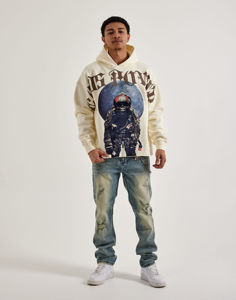 Sweat-shirts vintage pour hommes, coupe courte, 450 GSM, imprimés avec logo personnalisé, fabriqués au Pakistan, prix bas, OEM personnalisé - Product Image 3