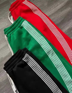 Pantalones Deportivos Personalizados con Estampado Completo, 100% Algodón, Corduroy Grueso, con Cordón Ajustable, Estilo Casual Urbano, Corte Ancho y Holgado para Hombre - Product Image 4