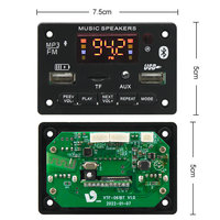 VIRE-Carte de décodeur Bluetooth 5.0 pour lecteur MP3, radio FM TF, charge USB, module AUX 3.5mm, récepteur Bluetooth, kit voiture, audio