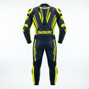 Traje de Cuero Personalizado para Carreras, Equipo de Motociclismo OEM, Traje de Una Pieza para Día de Pista, Ropa Protectora para Motociclistas con Armadura de TPU - Product Image 3