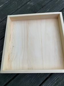 Bandeja de Madera Lisa, Bandeja de Servir de Madera Maciza, Bandeja de Madera Natural, Bandeja de Madera Hecha a Mano, Estilo Minimalista - Product Image 5