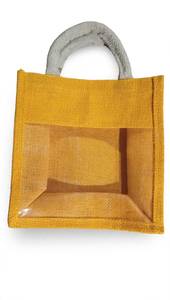 Sac de courses réutilisable en jute écologique avec matériau en fibre naturelle durable pour l'épicerie, la vente au détail et les promotions - Product Image 6