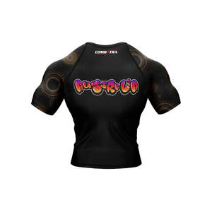 Top Sales Rash Guard Sportswear Custom Bjj Printed Rash Guard Solid Color Mma Men Rashguard Wholesale Price - Product Image 6