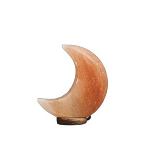 Custom Logo Himalayan <b>Moon</b> Salt Lamp Premium Quality <b>Moon</b> Shaped <b>Crystal</b> Table Lamp with OEM Size Private Label Wholesale - Product Image 4