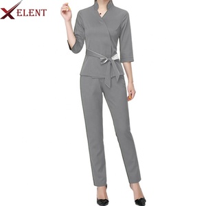 กระเป๋าด้านข้างเข็มขัดสปาความงาม Hairdressing ร้านทําเล็บนวดTherapist TUNICเครื่องแบบ/สปาเครื่องแบบ - Product Image 3