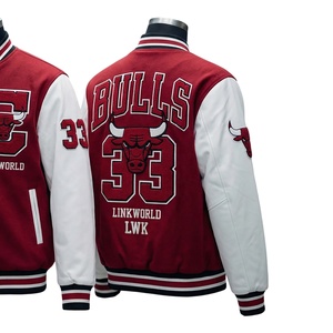 Veste bomber en laine décontractée pour homme de haute qualité, style universitaire, avec doublure en soie, design personnalisé de veste de baseball Letterman, vente en gros - Product Image 4