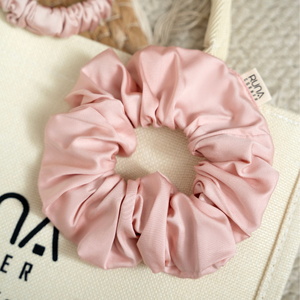 Élastique à cheveux en bambou biologique 300TC de qualité supérieure, vente en gros, chouchous en tissu 100% bambou 13CM, style décontracté chic - Product Image 2