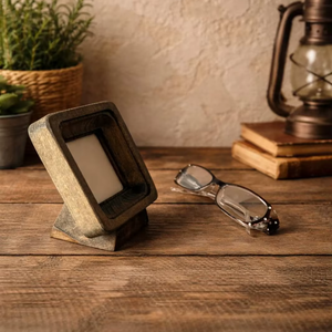 Cadre de miroir personnalisable en bois naturel, respectueux de l'environnement, de style antique, modèle Ac 004085, fabriqué à Uttar Pradesh, créations antiques - Product Image 6