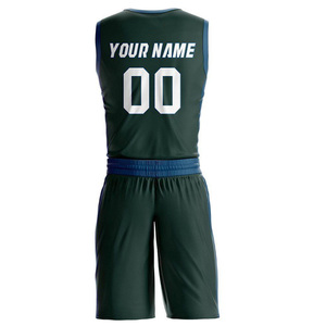 Maillots de basketball pour adultes, uniformes de sport respirants et anti-humidité avec impression intégrale par transfert thermique, tailles américaines, faible MOQ - Product Image 5