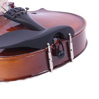 Classic Solid Wood 4/4 Violin Set with Strings Rosin Shoulder Rest Electronic Tuner XH Gift for Musicians