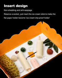 Barquette à frites en forme de bateau, jetable, écologique, biodégradable, en papier kraft de qualité alimentaire, pour restaurant, avec logo personnalisé - Product Image 4
