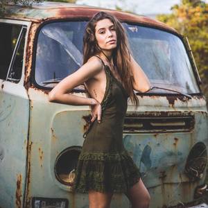 Vestido Mini Verde Elfo con Cordones Traseros, Tendencia 2026, Estilo Bohemio, Hada, Duende, para Mujer, Ropa de Fiesta de Verano - Product Image 3