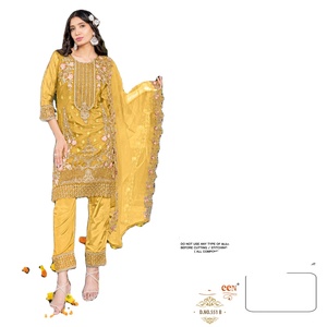 Kshatriya ชุดเดรสผ้าไหมแก้วแท้ปักลายสำหรับผู้หญิงชุดสูทยาวของชนเผ่าชุดแฟนซี - Product Image 2